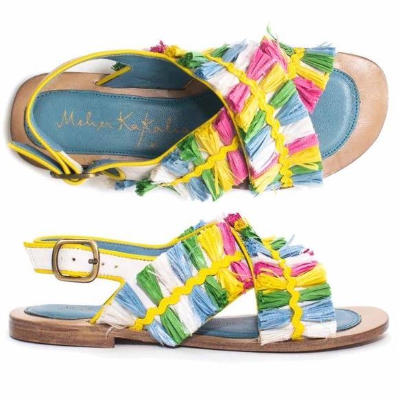 Meher Kakalia Ponza Liku Sandals in Multicolor size 37 - Picture 1 of 10
